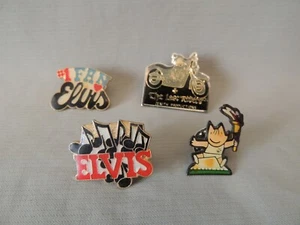4 Collectible and genuine Pins The Last rigets- Elvis Presley - Picture 1 of 11