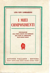 @G19 I miei componimenti Lombardini Vallardi 1935 - Picture 1 of 1