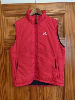 EMS Men's Red Puffer Nylon Vest, size S - Image 1 of 4
