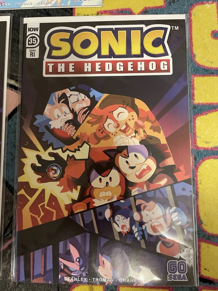 刺猬索尼克(IDW漫画)-发行#35零售商激励封面RI-(近乎完好-) — 第 1/1 张图片