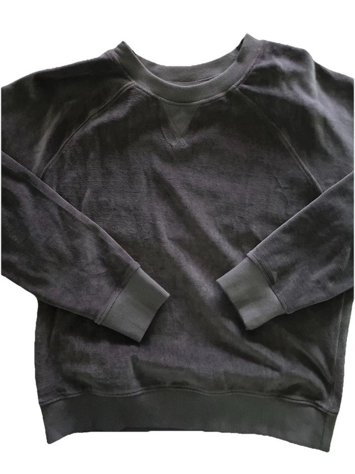 PACT, Sudadera para Mujer Orgánica Terciopelo Puro Marrón Crew, Talla M. Foto 1 de 3