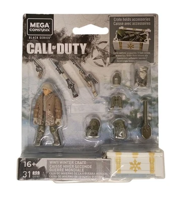 Mega Construx Black Series Call Of Duty WW2 Winter Crate (GYF87) Brand New - Image 1 of 2