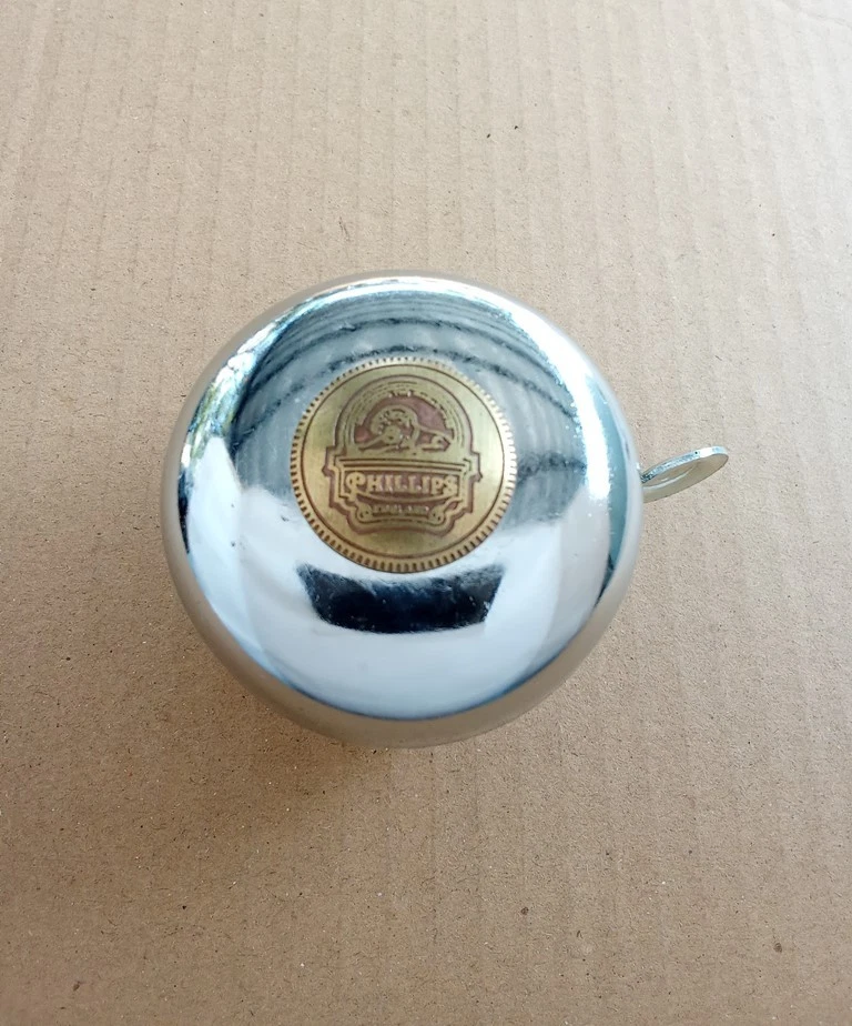 Bicycle Bell PHILLIPS Logo 1" For Vintage Bicycle NOS (Free shipping) - Image 1 of 4