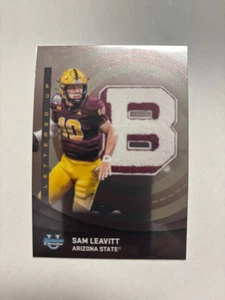 2025 Bowman Chrome U Football - #LU-17 SAM LEAVITT Lettered Up Insert - Picture 1 of 1