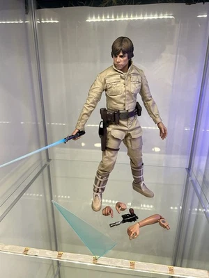 Hot Toys Bespin Luke Custom 1/6 LED Lightsaber MMS 585 Sculpt Star Wars - Image 1 of 4