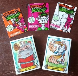 1988 Leaf Baseball's Greatest Grossouts Set (88) mit 3 Diff. Wrapper NM - Bild 1 von 1