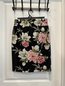 Classic Concepts Los Angeles Print Pencil Straight Skirt Size PM - Picture 1 of 3