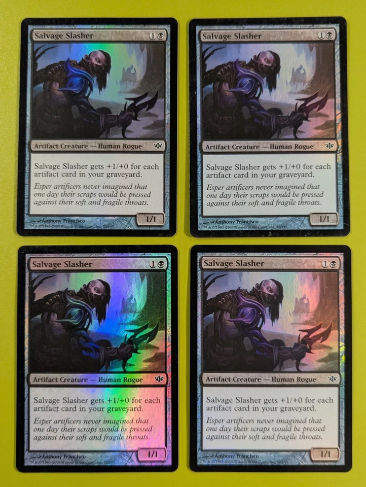 FOIL Salvage Slasher x4 Conflux 4x Playset Magic the Gathering MTG - Image 1 of 1