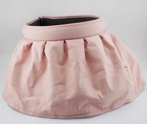 New Without Tags Pink Wide Brim Visor Style Sun Shield Hat - Picture 1 of 3