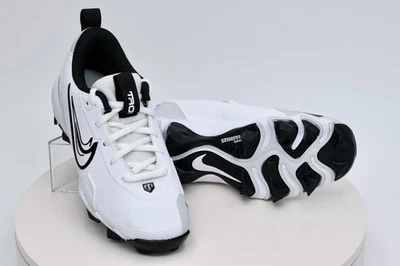 Botines de béisbol Nike Force Trout 9 Keystone BG blancos/negros/placa pura FB9731-100 Foto 1 de 4