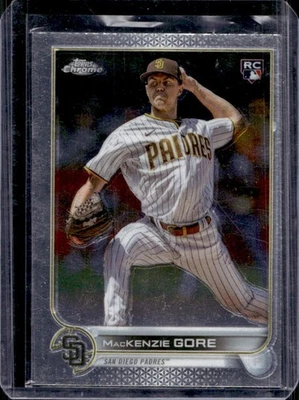 2022 Topps Chrome Update MacKenzie Gore RC Rookie #USC182 Padres - Image 1 of 2