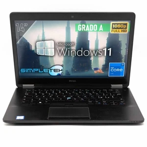 Dell E7470 i7 14 " Windows 11 Pro Computer Portable 4GB 240GB Layout USA PC - Picture 1 of 7