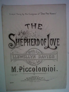Liederblatt M. PICCOLOMINI Der Hirte der Liebe - Bild 1 von 1