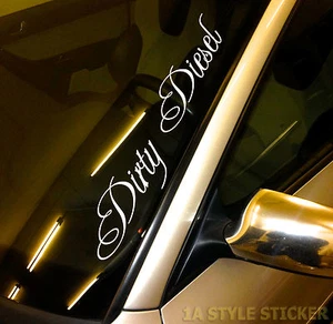 Auto Dirty Diesel Aufkleber Frontscheibe Chip LKW Sticker Turbolader f19 - Bild 1 von 14