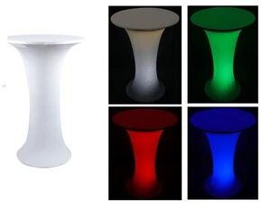 ELIMINATOR Decor Cocktail Table Club Pub Scene Highboy w/White Scrim+Carry Bag - Picture 1 of 9