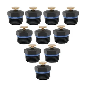 10Pcs Atomizing Irrigation Sprinkler Heads, Misting Nozzles for 1/2 Inch Garden - Picture 1 of 5