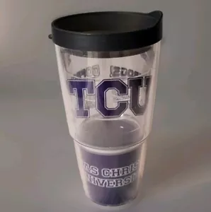 Neu Tervis TCU gehörnte Frösche Thermobecher 24 Unzen Texas Christian University - Bild 1 von 8