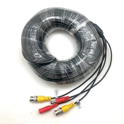 130ft/40m BNC Cable Security Camera Connection For HD CCTV DVR 1/2/4 Pcs - Image 1 of 2