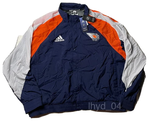 ADIDAS EDMONTON OILERS 3XL REVERSE RETRO JACKET $100 RETAIL NHL WATER REPELLENT Cover
