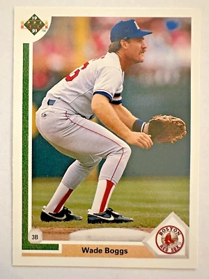 Wade Boggs (#546) - Boston Red Sox - 1991 Upper Deck Baseball - Image 1 of 2