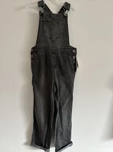 Cat & Jack Girls Bib/Jumpsuit Black XS 4/5 - Picture 1 of 4