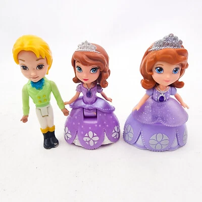Disney Sofia the First Sophia & Friends Figures Bendable Dolls Prince James - Image 1 of 4
