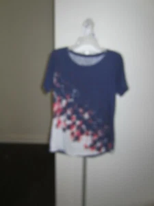 Sonoma Teen Girls Shirts Size XS Blue Tie Die Design - Picture 1 of 3