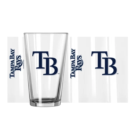 Tampa Bay Rays 16oz. Team Wordmark Game Day Pint Glass Cover