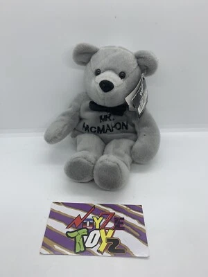1999 WWF WWE Mr Vince McMahon борьба Beanie Baby Bear 23313 /40000 новый с Ярлыками фигурка - Изображение 1 из 4