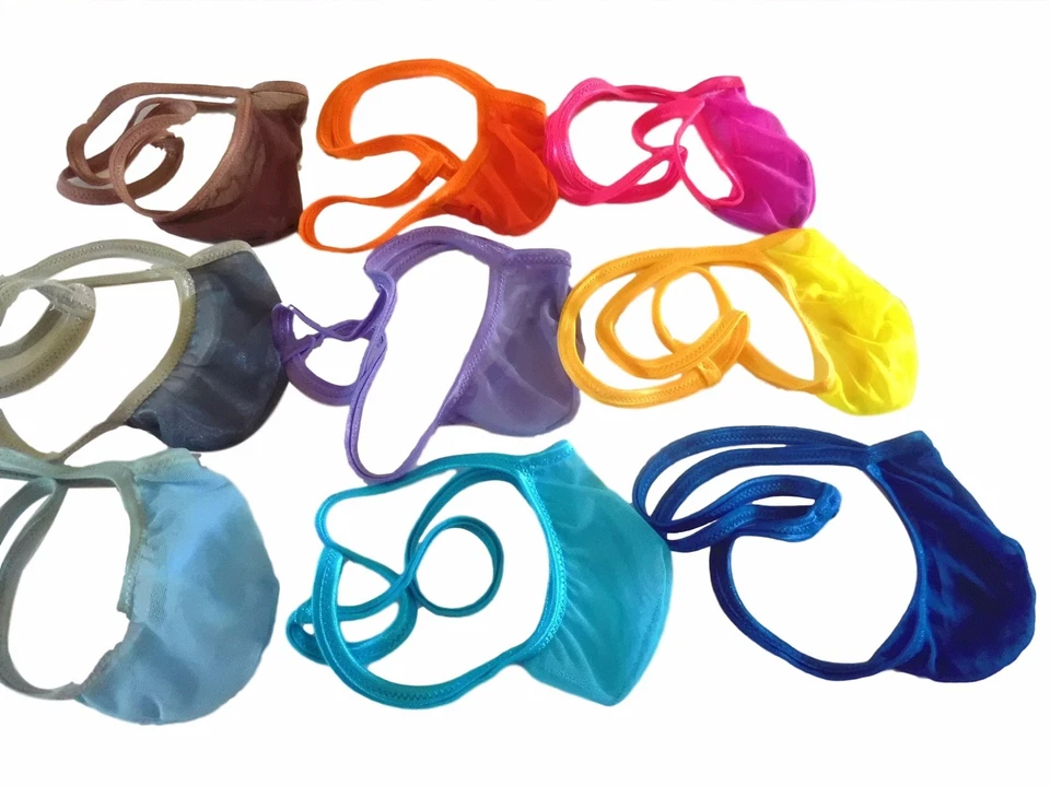 Men's Micro G String Thong  SHEER NAKED Multi Color Choices  made USA 1 day ship - Image 1 of 4