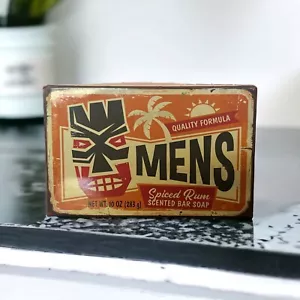 Jabón en barra perfumado fórmula calidad ron especiado para hombres 10 oz - Imagen 1 de 6