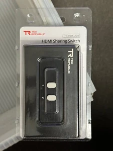 Brand New Tek Republic TR-HDS-200 HDMI Sharing Switch 2 Port 1 out 2 in - Picture 1 of 7