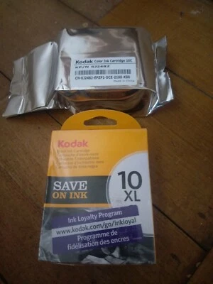 Genuine Kodak 10B XL & 10C Ink Orignal Black & Colour Twin Pack Free Post - Image 1 of 2