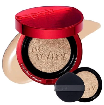 ESPOIR Pro Tailor Be Velvet Cover Cushion New Class Set -13g+13g refill -Tan #25 - Image 1 of 4