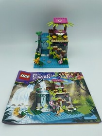 LEGO Friends 41033 Jungle Falls Rescue Set Tiger + Lizard with Instructions