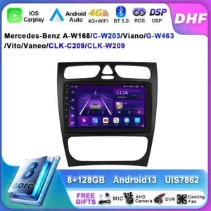 For Mercedes Benz C W203 A W168 G W463 C CLK W209 Car Radio GPS Carplay Screen - Picture 1 of 30