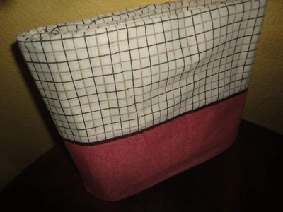 WESTPOINT STEVENS ROJO CHAMBRAY NEGRO BRONCEADO REJILLA TAMBÓN HOJA PLANA COMPLETA 80 X 96  Foto 1 de 4