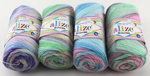 Lana ALIZE Alize Sekerim Bebe Batik fantástico degradado de color niños 5x100g  - Imagen 1 de 31