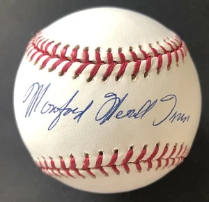 Monte Irvin Signed / Inscribed Full name Rawlings MLB Baseball (JSA TT89679) - Picture 1 of 2
