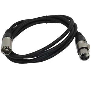 HQRP 6ft 3pin XLR M to XLR F Cable for Behringer B1 B2 B5 C1 C2 C3 C4 ECM8000 - Picture 1 of 3