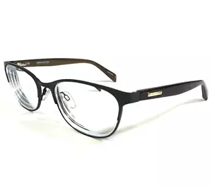 Karen Millen KM3001 003 Eyeglasses Frames Black Brown Cat Eye Full Rim 53-18-135 - Picture 1 of 10