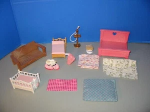 Epoch Calico Critters Furniture & Accessories Bathroom Mixed Lot - Picture 1 of 6