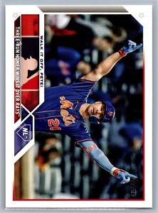 2023 Topps Update #US292 - Pete Alonso - New York Mets - Walk It Off Pete