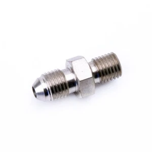 TRITDT Fits 4G63T VR4 EVO 1~10 Oil Feed Block Side Adapter M10x1.25mm to 4AN - Picture 1 of 3