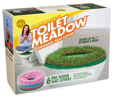 PRANK-O TOILET MEADOW Prank Fake Gag Funny PARODY Gift Box birthday Joke Retirement