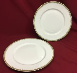 Juego de (2) platos de cena de 9 3/4" Wm Guerin Limoges GUE16 - Imagen 1 de 3