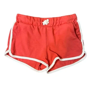 Old Navy Girls Shorts Size Small 6-7 Salmon Pink Knit Elastic Waist Lounge Play - Picture 1 of 3