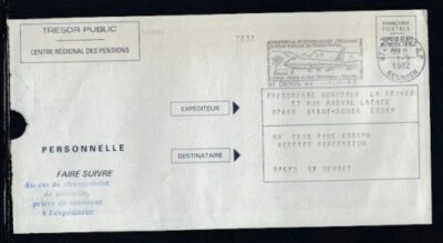 REUNION Commercial Cover Saint Denis to Saint Benoît 1-9-1982 Cancel - Image 1 of 2