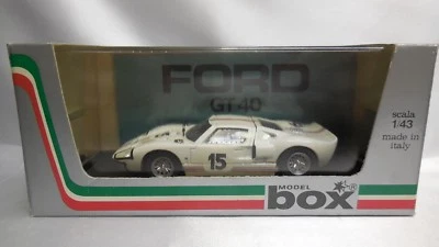 1/43 BOX MODEL 8456 FORD GT 40 #15 G. LIGIER / B. GROSSMAN 24H LE MANS 1966 - Immagine 1 di 4