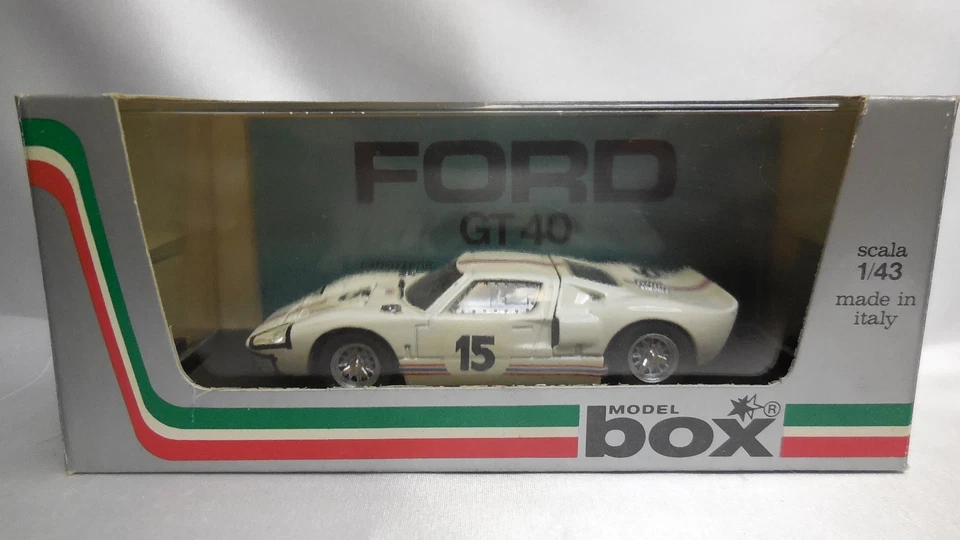 1/43 BOX MODEL 8456 FORD GT 40 #15 G. LIGIER / B. GROSSMAN 24H LE MANS 1966 - Immagine 1 di 4